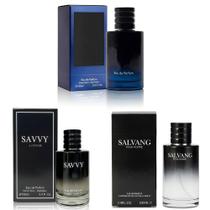 Kit de 3 Colônias Masculinas A CENTER 100 ml Floral Amadeirado Frutado Kit de 3 Colônias Masculinas A CENTER 100 ml Floral Amadeirado Frutado