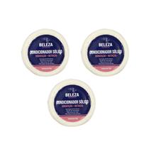 Kit de 3 condicionadores sólidos Beleza Express