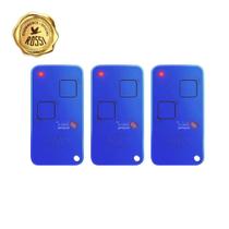 Kit de 3 Controle Remoto Rossi NTX RC Rolling 433mhz para Motor de Portão - AZUL