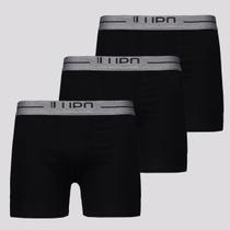 Kit de 3 Cuecas Boxer Lupo Anatomic Shape I Preta Kit de 3 Cuecas Boxer Lupo Anatomic Shape I Preta