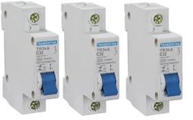 Kit de 3 disjuntores contendo 1 unidade de 16a, 1 unidade de 25a e 1 unidade de 32a - tramontina