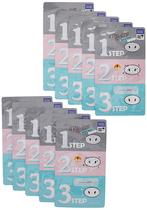 Kit de 3 etapas HOLIKA HOLIKA Pig Clear Black Head 10 folhas