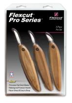 Kit de 3 Ferramentas de Escultura em Madeira FLEXCUT Pro Series FP200