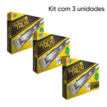 Kit de 3 Grampos Trilho Metal 50JGS