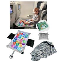 Kit de 3 Peças para Cama de Avião Nordfina Designs - com Apoio para os Pés Infantil Kit de 3 Peças para Cama de Avião Nordfina Designs - com Apoio para os Pés Infantil
