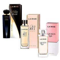 Kit De 3 Perfumes La Rive Feminino Miss Dream + Queen of + In Woman