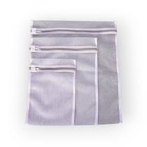 Kit de 3 sacos pmg p/ maq. lavar roupas branco - oikos