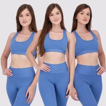 Kit de 3 Top Area Star Azul