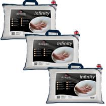 Kit de 3 Travesseios Infinity - Dunlopillo Kit de 3 Travesseios Infinity - Dunlopillo