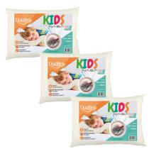 Kit de 3 Travesseiros Nada Para Crianças
