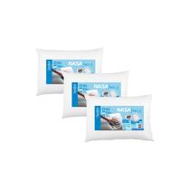 Kit de 3 Travesseiros Nasa Freeze 50x70cm Antiácaros Kit de 3 Travesseiros Nasa Freeze 50x70cm Antiácaros
