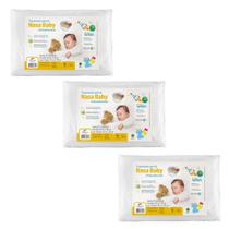 Kit de 3 Travesseiros Nasa Infantil Para Bebê