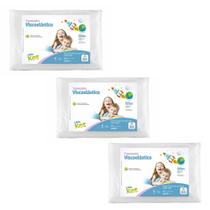 Kit de 3 Travesseiros Viscoelástico Nasa Kit de 3 Travesseiros Viscoelástico Nasa