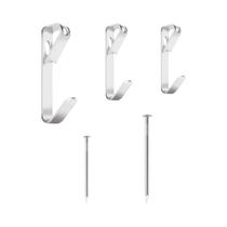 Kit De 304 Peças De Ganchos Para Pendurar Quadros De 30Lb Para Drywall E Paredes De Madeira