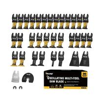 Kit De 36 Lâminas De Serra Oscilante Multiuso Com Dentes De Titânio Japonês Para Corte De Madeira, Kit De 36 Lâminas De Serra Oscilante Multiuso Com Dentes De Titânio Japonês Para Corte De Madeira,