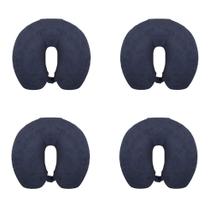 Kit de 4 Almofadas de Viagem - Com Botão de Pressão