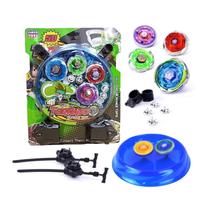 Kit De 4 Beyblades Metal Blay Blade 5d Tornado 2 Com Led Kit De 4 Beyblades Metal Blay Blade 5d Tornado 2 Com Led