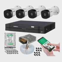 kit de 4 cameras de segurança - Intelbras