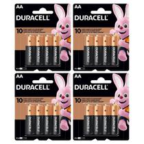 Kit de 4 cartelas de Pilhas Duracell AA com 2 unidades