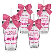 Kit De 4 Copos Para Lembrancinha Personalizado Daminha.