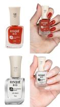 Kit de 4 Esmaltes Risque Bio - 2 cores diferentes Kit de 4 Esmaltes Risque Bio - 2 cores diferentes