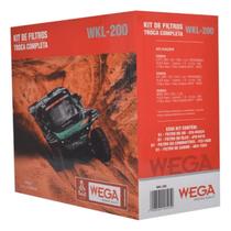 Kit de 4 Filtros Wega Honda City Fit WRV 1.5 16v 2014 Até 2022 Kit de 4 Filtros Wega Honda City Fit WRV 1.5 16v 2014 Até 2022