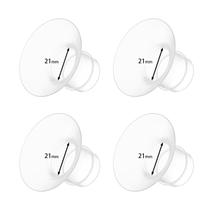 Kit de 4 Inserts para Flange de Bomba de Leite Wevedk 21mm Silicone