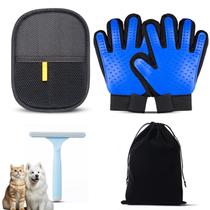 Kit de 4 Luvas Removedoras de Pelos de Pets com Ação Eletrostática para Higienização Kit de 4 Luvas Removedoras de Pelos de Pets com Ação Eletrostática para Higienização
