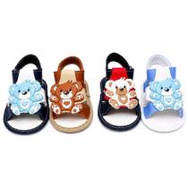 Kit de 4 Pares de Sandálias Masculinas Ursinho Coala Para Bebê Menino e Reborn