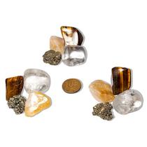 Kit de 4 Pedras Naturais da Prosperidade - Aprox. 10 a 20 mm