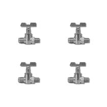 Kit de 4 Registro Fogão Industrial Baixa Pressão Zincado Kit de 4 Registro Fogão Industrial Baixa Pressão Zincado