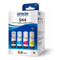 Kit de 4 Tintas T544 Para Impressoras Original L3250 / L1110 / L3110 / L3150 / L3210 / L5190