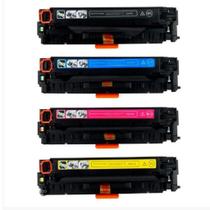 Kit de 4 Toners Compatíveis 305A para Impressoras LaserJet Pro 300 e 400