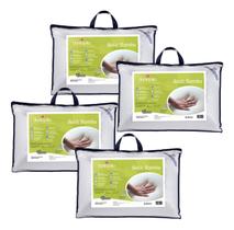 Kit de 4 Travesseiros Basic Bambu - Látex