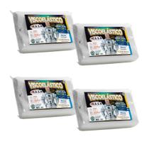 Kit de 4 Travesseiros Modelo Cervical Viscoelástico Kit de 4 Travesseiros Modelo Cervical Viscoelástico