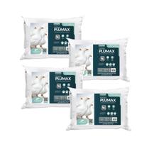 Kit de 4 Travesseiros Plumax Macio - Alto