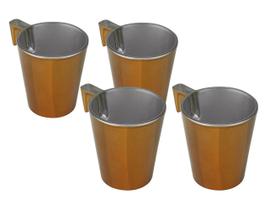 Kit De 4 Xícaras Expresso Napoli - Chic Caramel Kit De 4 Xícaras Expresso Napoli - Chic Caramel