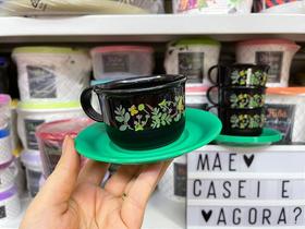 Kit de 4 Xícaras Florais de 150 ml - Tupperware Kit de 4 Xícaras Florais de 150 ml - Tupperware