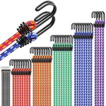 Kit de 40 cordas elásticas bungee para uso externo ELEAD, alta resistência Kit de 40 cordas elásticas bungee para uso externo ELEAD, alta resistência