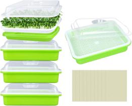 Kit de 5 Bandejas para Germinar Sementes Legigo 32x26x13 cm