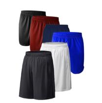 Kit de 5 bermudas calção esportivo masculino