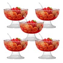 Kit de 5 Bomboniere Gigante Buffet Marshmallow Sobremesas 5L Kit de 5 Bomboniere Gigante Buffet Marshmallow Sobremesas 5L