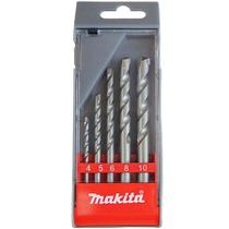 Kit de 5 Brocas para Concreto D-03894 Makita