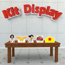 Kit de 5 Displays De Mesa Mulher Maravilha Cute - IMPAKTO VISUAL
