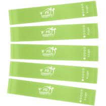 Kit de 5 faixas elásticas de resistência Fit Simplify extra leves