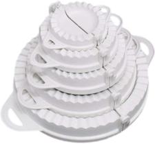 Kit de 5 Formas para Fazer Pastel - Conjunto de Forma Para Fazer Pastel Fogazza Risole Salgados 5 - Keita - PANAMI