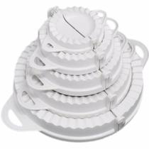 Kit de 5 Formas para Fazer Pastel e Risoles Branca