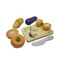 Kit de 5 Legumes de Madeira com corte, faquinha e tábua, da NewArt - Brinquedo de Minicozinha ou Comidinhas - Cód. 411 Kit de 5 Legumes de Madeira com corte, faquinha e tábua, da NewArt - Brinquedo de Minicozinha ou Comidinhas - Cód. 411