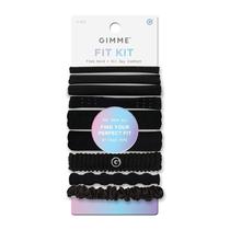 Kit de 5 Ligas para Cabello GIMME Fit en Negro Suave Kit de 5 Ligas para Cabello GIMME Fit en Negro Suave