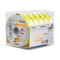 Kit de 5 Linhas Victoria Para Pesca Pescaria Pesqueiro 4x Resistente - Rota da Pesca